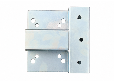 Środkowy uchwyt do kółek z płytką montażową SJ-3-45×45_SV - 2