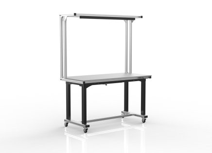 Elektrycznie regulowany stół z profili aluminiowych (dwie wersje) - 1