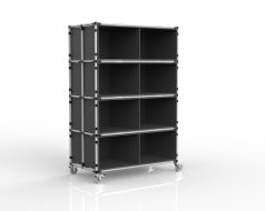 Wózek z 8 przegrodami z PP board