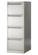Metalowa szafka na dokumenty A4 z 4 szufladami - Bisley BS4E/A4 - 2