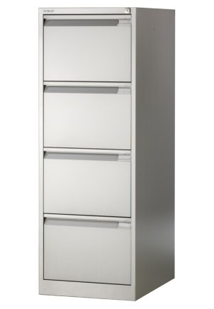 Metalowa szafka na dokumenty A4 z 4 szufladami - Bisley BS4E/A4 - 2