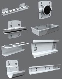 Zestaw uchwytów do Q-system QDN 5002 - 1
