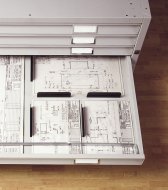 Wewnętrzny podział szuflad BISLEY w formacie A0 i A1 typu PDF - 1