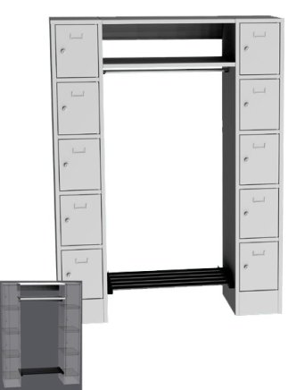 Zestaw do garderoby Kovos OTS 80A - 1