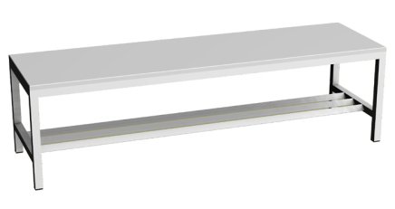Ławka do szatni - szerokość 1500 mm LAV 15A - 1