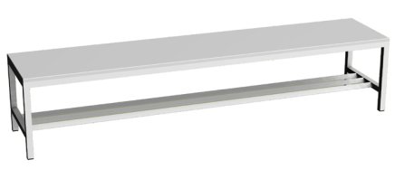 Ławka do szatni - szerokość 2000 mm LAV 20A - 1