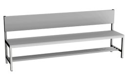 Ławka do szatni LAV 20O - szerokość 2000 mm