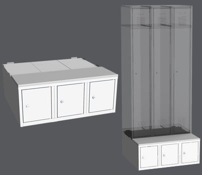 Kontener do szafy LBX 33A - 900 mm - 1
