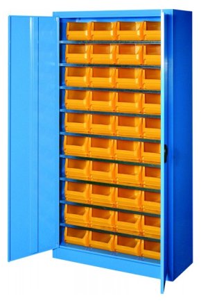 Szafka z plastikowymi skrzynkami UK1-B11 - 2