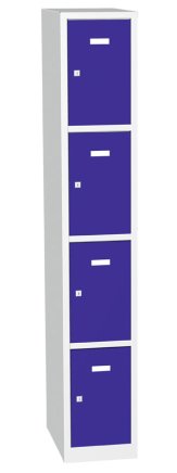 Szafka metalowa z zamykanymi schowkami typ A8134 - 1