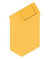 Metalowy kosz na śmieci 90L typu KOS 1262 - 1