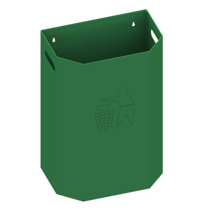 Zewnętrzny kosz na śmieci 50L typ KOS 1270 - 1