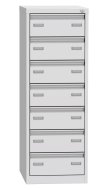 Szafka kartotekowa z siedmioma szufladami na dokumenty A6 KAR 62C7