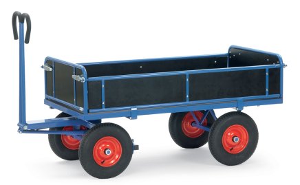 Wózek ręczny z kołami pneumatycznymi i uchem holowniczym 6453LZ, 6454LZ, 6455LZ, 6456LZ (4 modele) - 1