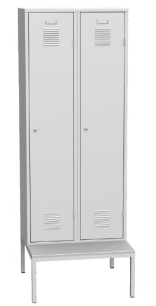 Szafa metalowa z ławką SAL 42A - 1