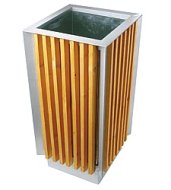 Drewniany kosz na śmieci 65L 1018