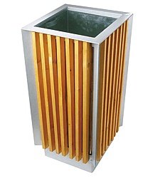 Drewniany kosz na śmieci 65L 1018 - 1