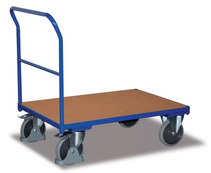 Wózek platformowy roboczy z uchwytem stalowym sw-500.100, sw-600.100, sw-700.100, sw-800.100 (4 modele) - 1