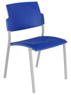 Kwadratowe plastikowe krzesło konferencyjne - 1