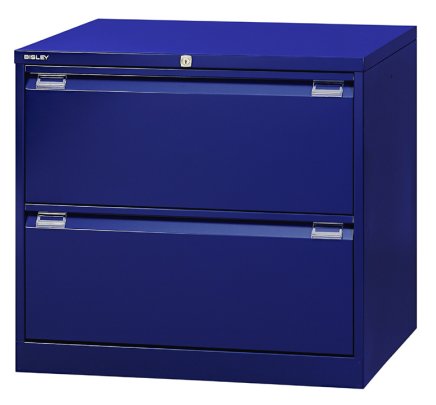 Metalowa szafka na dokumenty Bisley DF2 dwurzędowa - 1