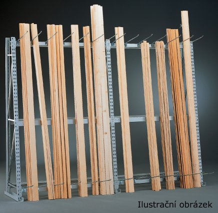 Regał magazynowy pionowy MINI-RACK typ standardowy 76675 - 1