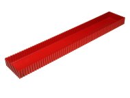 Pudełko plastikowe typ 2139 (35 x 602 x 102 mm) - 1
