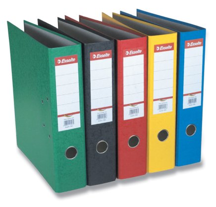 Segregator dźwigniowy Esselte Rainbow 75 mm (różne warianty) - 1