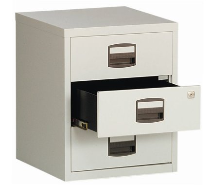 Metalowa szafka kartotekowa - mobilna Bisley PFAM3S - 2
