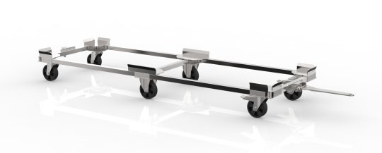 Podwozie transportowe do transportu ciężkich przedmiotów