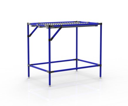 Przenośnik z zagłębionymi torami rolkowymi (różne warianty)