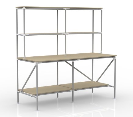 Stół do pakowania z systemu modułów rurowych 24020580 - 1