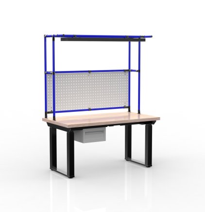 Elektronicznie regulowany stół z kontenerkiem z 1 szufladą 24111937 - 3