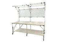 Stół warsztatowy na kółkach z blatem laminowanym 23080393