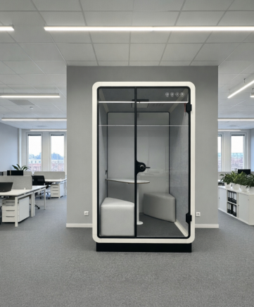 Akustyczna kabina P2F dla 2 osób z wyposażeniem A - 2
