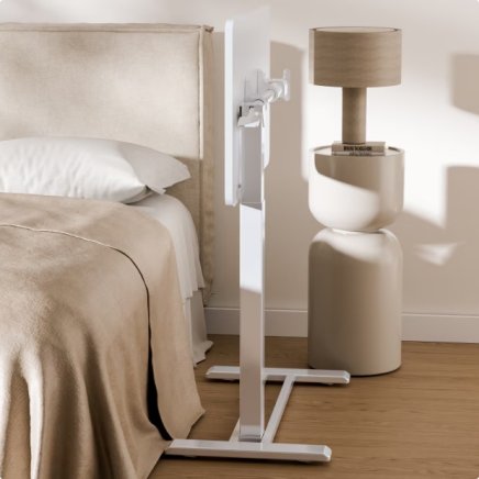 Stół biurowy i roboczy z regulacją wysokości H3 White - 4