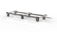 Wózek do przewozu dwóch palet EURO z dyszlem 24021502