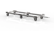 Wózek do przewozu dwóch palet EURO z dyszlem 24021502