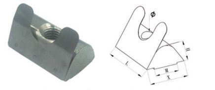 Wpust przesuwny ze sprężyną KEE-40