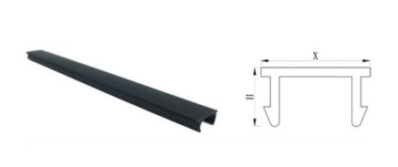 Plastikowa osłona do slotu 8 mm KGN2-8