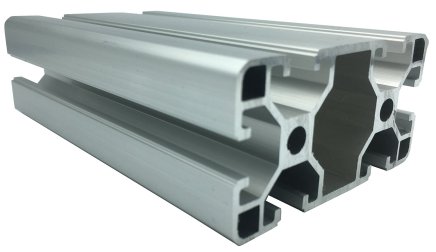 Profil aluminiowy 40x80, KA-4080  1 m + cięcie na wymiar